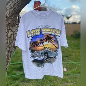 White low rider graphic tee